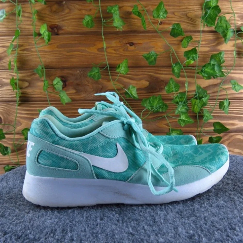 Nike Women's Kaishi Print Artisan Teal Loafer Blue Fabric 8‎ Medium Gently Used